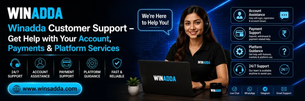 Winadda Customer Support – Get Help with Your Account, Payments & Platform Services