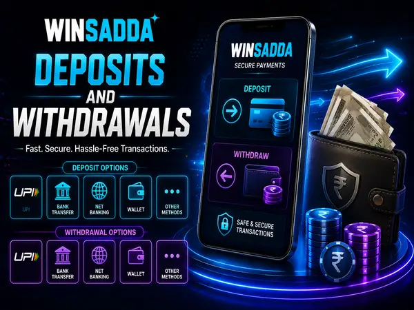 Winadda Deposits and Withdrawals